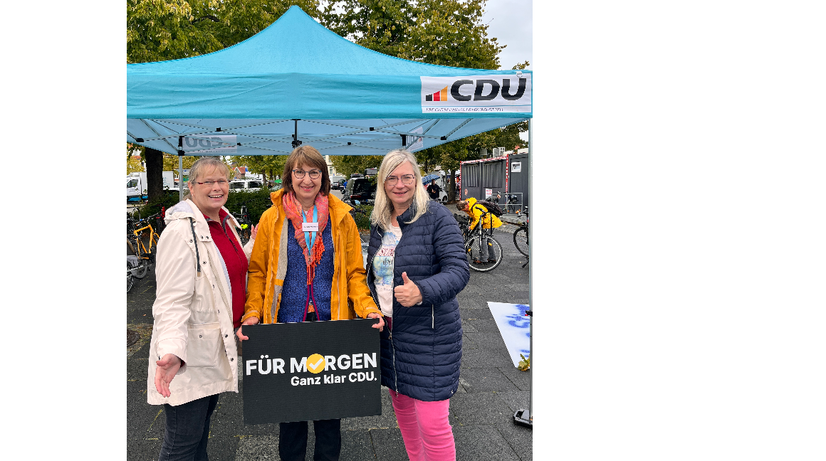Frauen Union Stadt Oldenburg wnscht den Kandidatinnen und Kandidaten in NRW viel Erfolg!